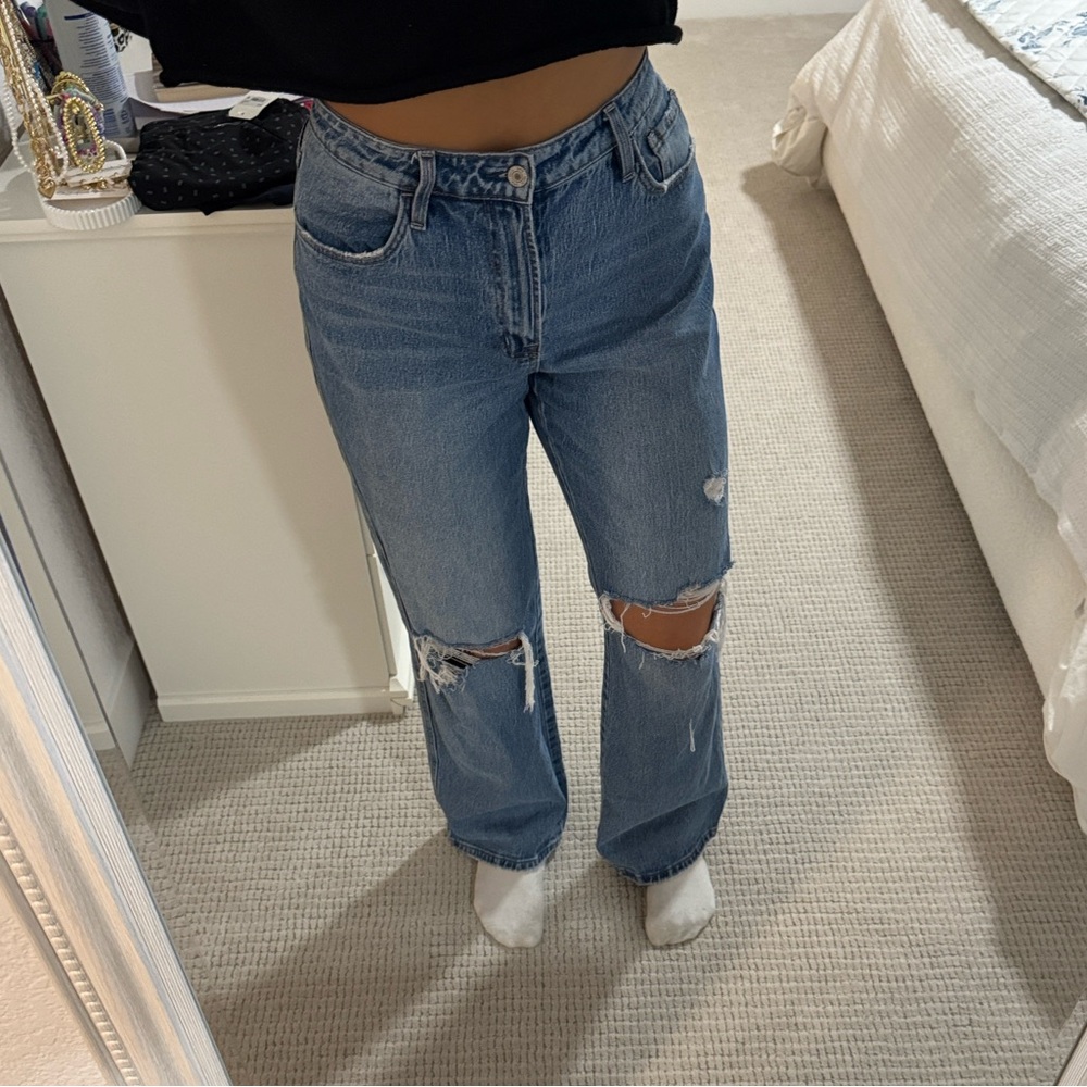 Vervet Denim: Women’s high rise classic straight leg jean